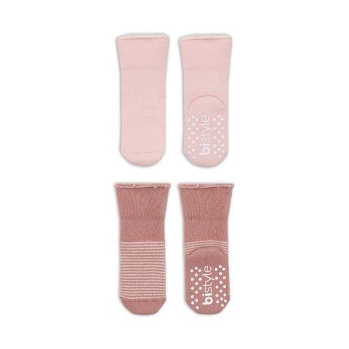 Bistyle Bistyle Çemberli Kaymaz Havlu Soket Çorap 2'Li BS10503 Pudra Pembe