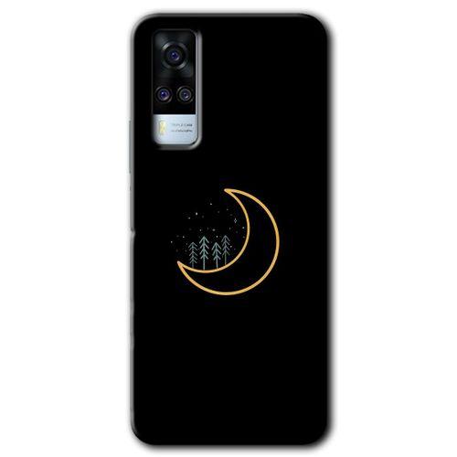 Potkal Hediye Fabrikası Vivo Y51a Kılıf HD Desen Baskılı Arka Kapak - İyi Geceler