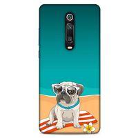 Animax Pug Plajda Xiaomi Mi 9T Pro Kılıf Desenli Silikon
