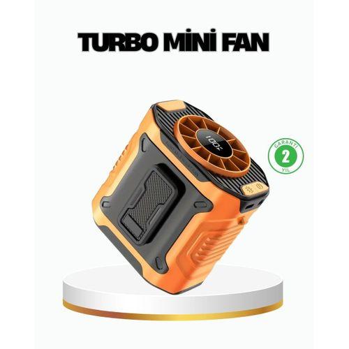 Turbo Mini Taşınabilir Fan – 100 Kademeli Dijital Hız Kontrolü Ve Type-c Şarj (kopya)