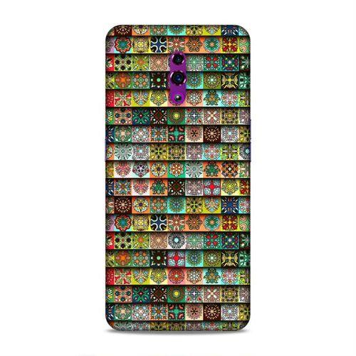 Oppo Reno Kılıf Tarihi Motifler Arka Kapak Silikon Koruma Full Koruyucu