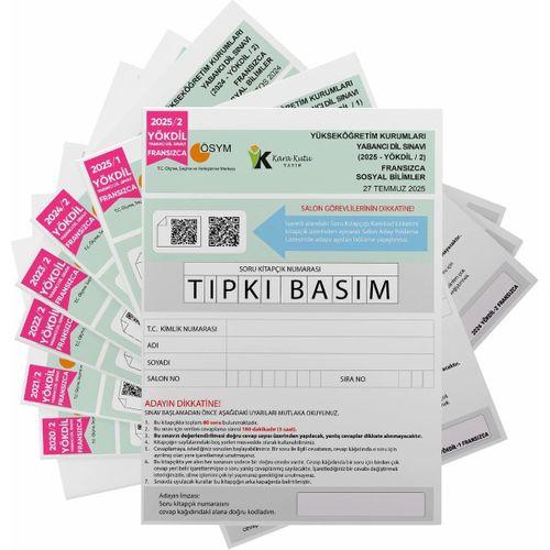 2026 YÖKDİL Fransızca SOSYAL BİLİMLER ÖSYM Çıkmış Soru Tıpkı Basım 7li Deneme Paketi