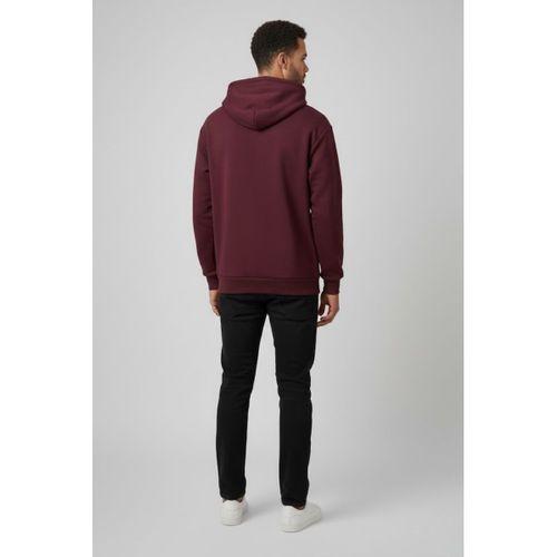 Erkek Kapşonlu Rahat Kalıp İçi Polarlı 3 iplik Kalın SweatShırt spr25sw55