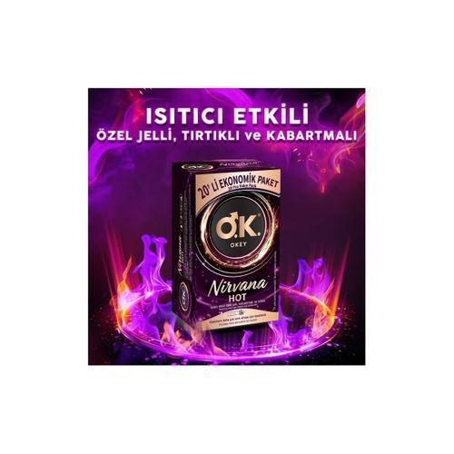 Okey Nirvana Hot Ekonomik 20'li Prezervatif