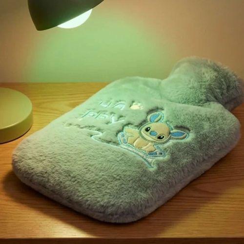 Stitch Figürlü Gri Peluş Sıcak Su Torbası 1 Litre