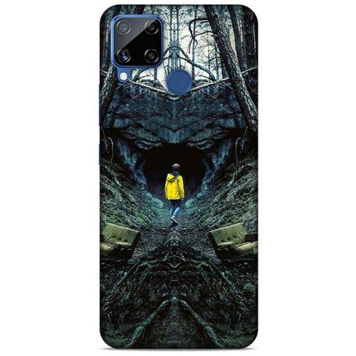 Oppo Realme C15 Kılıf Almanya (29) Arka Koruma Kılıfı Dark