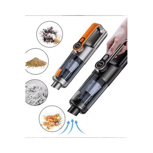 Işıklı Araç Süpürgesi Kablosuz 22.000 Pascal Çekim Gücü Vakum Ve Üfleme 2in1 10başlık Metal Filtreli