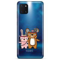 Huawei Y5P Kılıf FunnyMaX (2) Kabı Lacivert Beyaz