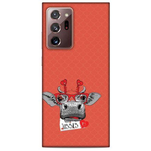 Animax Cute Cow Samsung Galaxy Note 20 Ultra Kılıf Desenli Silikon