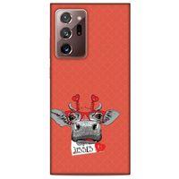 Animax Cute Cow Samsung Galaxy Note 20 Ultra Kılıf Desenli Silikon
