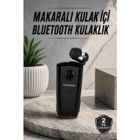 Tüm Telefonlara Uyumlu Mikrofonlu Titreşimli Makaralı Bluetooth Kulakiçi Kulaklık
