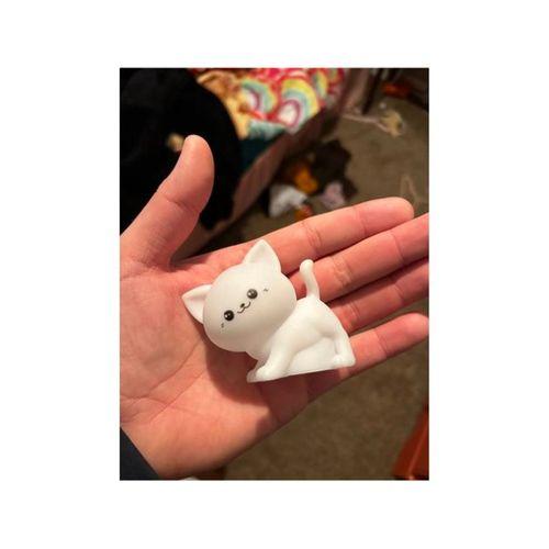 Kedi Heykeli Oyuncak Desteksiz Yüzsüz 3D Baskı (Bu ürün Sadece Plastik parçadır - Almadan Önce Soru Sorabilirsiniz)