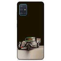 Lopard Samsung Galaxy A51 Uyumlu Kılıf PickUpX (48) Bumper Kılıf Yeşil Siyah