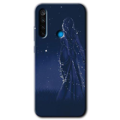 Xiaomi Redmi Note 8 Kılıf Baskılı Kapak - Gecenin Kraliçesi + 5D Tam Kaplayan Cam