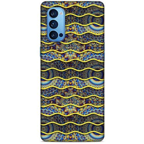 Oppo Reno 4 Pro Kılıf Baskılı Özel Seri Taşlı (39) Liquid Crystal Kılıf