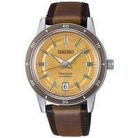 Seiko Presage SRPL75J Otomatik Deri Kahverengi Sarı Kadran 39 mm Erkek Kol Saati
