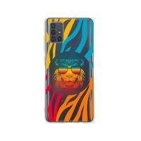Samsung A71 Color Leon Tasarımlı Premium Şeffaf Silikon Kılıf