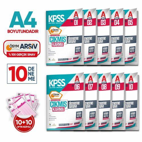 2026 KPSS Lisans Genel Kültür Genel Yetenek ÖSYM Çıkmış Karma Karakutu 10lu Deneme Dijital Çözümlü