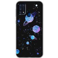 Galaxy M31 Kılıf HD Desen Baskılı Arka Kapak - Samanyolu Galaksi