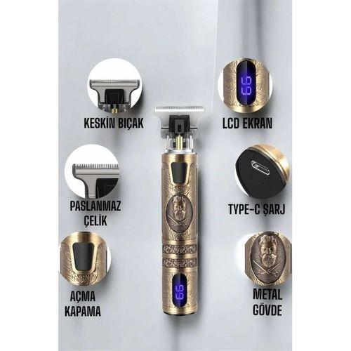 Çizik Tıraş Makinesi Şarjlı Paslanmaz Çelik Bıçaklı Uzun Ömürlü