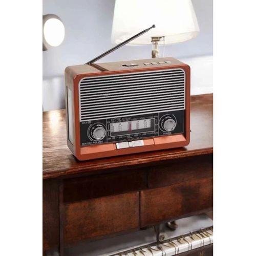 Nostaljik Radyo Usb,aux Ve Sd Kart Girişli Bluetooth Bağlantılı