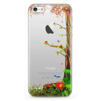 Apple iPhone 5 Kılıf Paranormal Bahar Arka Kapak Koruma Desenli Full Koruyucu