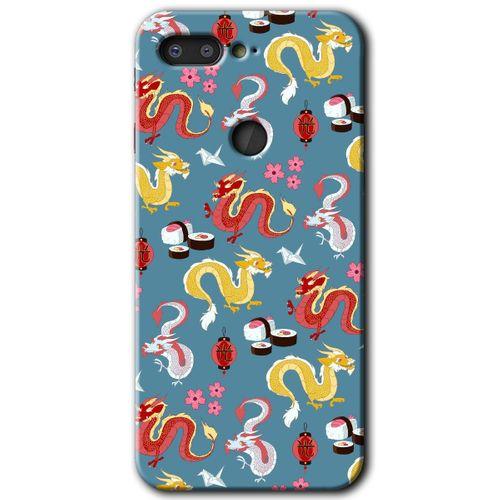 Potkal Hediye Fabrikası General Mobile GM 9 Pro Kılıf HD Desen Baskılı Arka Kapak - Funky Dragon