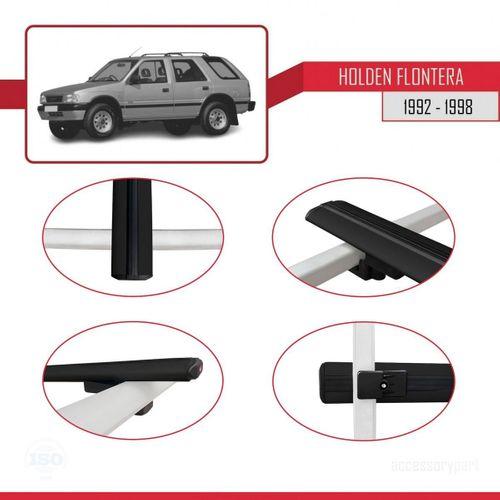 Holden Frontera 1992-1998 Arası ile uyumlu Basic Model Ara Atkı Tavan Barı SİYAH 3 ADET