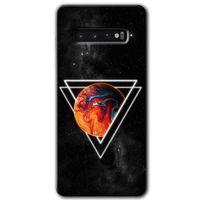 Galaxy S10 Kılıf HD Desen Baskılı Arka Kapak - Kızıl Gezegen