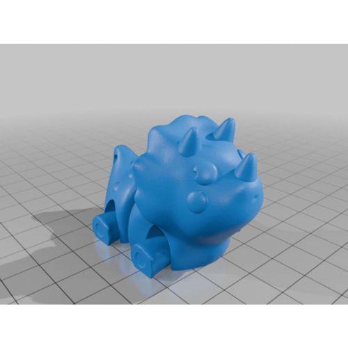 Flexi Triceratops Trecelia Anahtarlık Tek Renk (Bu ürün Sadece Plastik parçadır - Almadan Önce Soru Sorabilirsiniz)