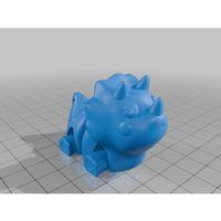 Flexi Triceratops Trecelia Anahtarlık Tek Renk (Bu ürün Sadece Plastik parçadır - Almadan Önce Soru Sorabilirsiniz)