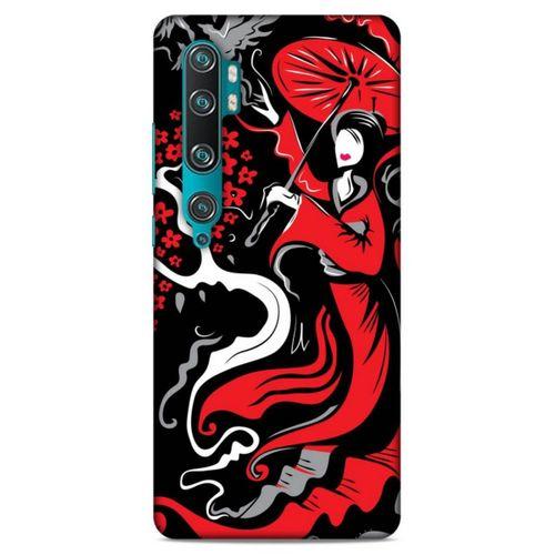 Lopard Xiaomi Mi Cc9 Pro Uyumlu Kılıf Soyut Sanat (11) Baskılı Tam Koruma