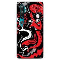Lopard Xiaomi Mi Cc9 Pro Uyumlu Kılıf Soyut Sanat (11) Baskılı Tam Koruma