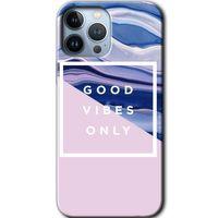iPhone 13 Pro Kılıf HD Desen Baskılı Arka Kapak - Good Vibes