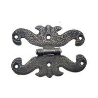 Antika Tarz Dekoratif Pirinç Kelebek Menteşe - 63x45 Mm, Oksit