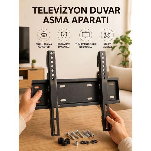 32-55 İnç Uyumlu 40 Kg Taşıma Kapatiseli Televizyon Duvar Asma Aparatı