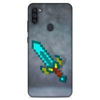 Lopard Samsung Galaxy M11 Uyumlu Kılıf PiXel (39) Liquid Crystal Kılıf Kılıç