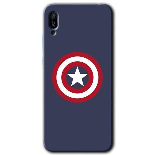 Huawei Y6 2019 Kılıf HD Desen Baskılı Arka Kapak - Captain!
