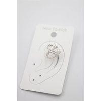 Taşlı Kıkırdak Küpe - Gümüş