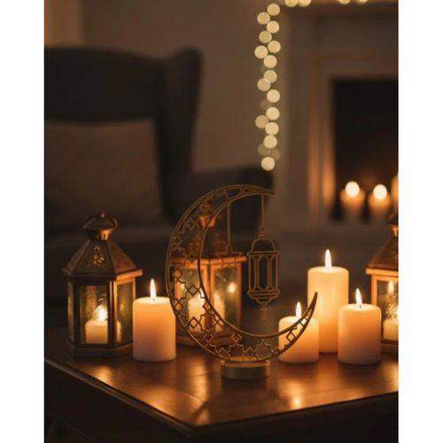 3d Hilal Cami Biblo 20x20 Cm Özel Tasarım Özel Baskı Ürün