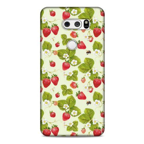 Frutix Çilek 03 LG K50S Kılıf Desenli Silikon