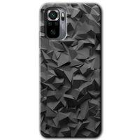 Xiaomi Redmi Note 10 HD Baskılı Kılıf + 9D Tam Ekran Koruyucu - Dark Broke