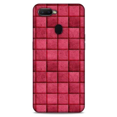 Oppo Ax7 Kılıf Patchwork (29) Arka Koruma Kılıfı Pembe