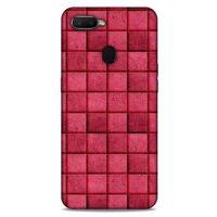 Oppo Ax7 Kılıf Patchwork (29) Arka Koruma Kılıfı Pembe