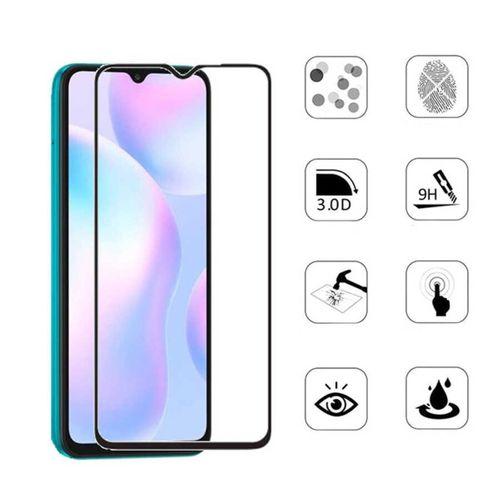 Xiaomi Redmi 9A Zore Kenarları Kırılmaya Dayanıklı Cam Ekran Koruyucu