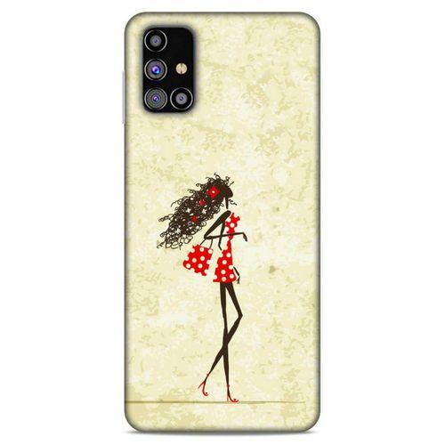 Lopard Samsung Galaxy M31s Uyumlu Kılıf Sürreal Yüzler ♀ (38) Neo Hybrid Kılıf Desenli