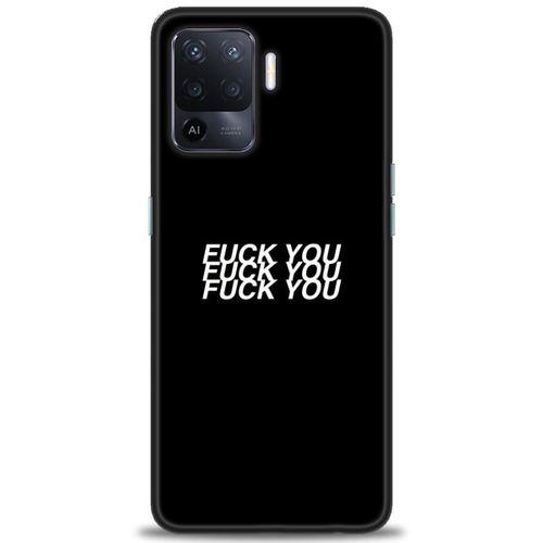 Oppo Reno 5 Lite Kılıf HD Baskılı Kılıf - You You You + Tam Ekran Koruyucu