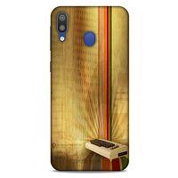Retro (28) Desen Arka Kapak Renkli Samsung Galaxy M20 Kılıf