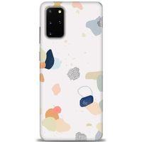 Samsung Galaxy S20 Plus Kılıf HD Baskılı Kılıf - Benekler ve Renkler + Tam Ekran Koruyucu