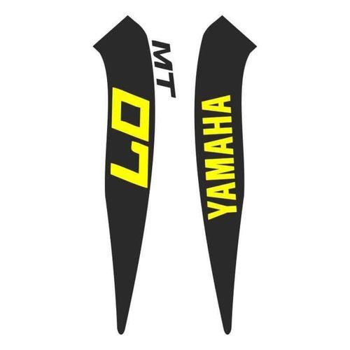 YAMAHA Yamaha Mt07 2014 - 2017 Uyumlu Sarı Depo Sticker Set